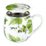 Tazza tè con coperchio e filtro, disegno: Tea Collage ml 420