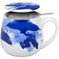 Tazza tè con coperchio e filtro, disegno: Seeing Blue ml 420
