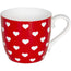 Tazza, disegno: Hearts - Strawberry ml 425