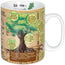 Tazza mug, disegno: Wissensbecher Bäume & Umwelt ml 460/cm Ø9x11