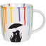 Tazza, disegno: Rainbow Drops - Gatti ml 350/cm Ø8,8x9,2