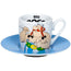 Tazza caffè con piattino, disegno: Asterix - Big Boss ml 85/cm Ø12x6