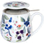 Tazza tè con coperchio e filtro, disegno: Fruity Tea Berry - Victoria Lowe ml 420/cm Ø8,2x10