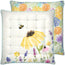 Cuscino per sedia quadrato Summer Bees cream cm 45x45